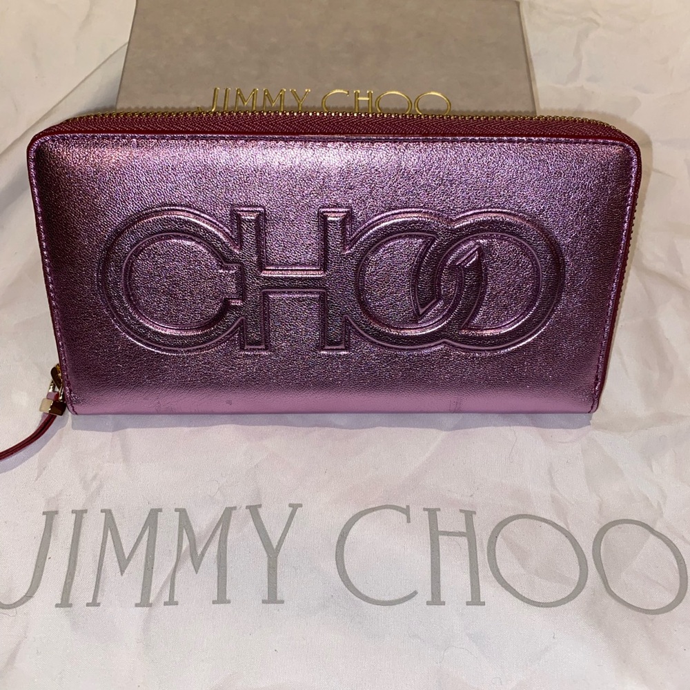 Jimmy Choo Metallic  Wallet